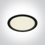 Spot LED incastrat 30W cu UGR19 pentru baie sau exterior rotund alb sau negru