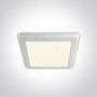 Spot LED incastrat 16W patrat decupaj ajustabil