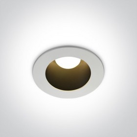 Spot LED incastrat 8W rotund alb IP20 DARK LIGHT