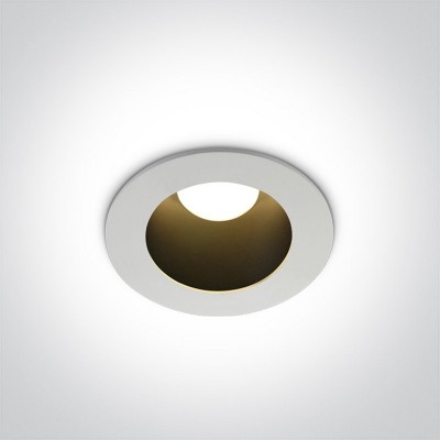 Spot LED incastrat 8W rotund alb IP20 DARK LIGHT