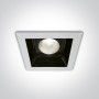 Spot Incastrat 30W patrat alb sau negru