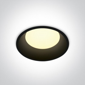 Spot LED Incastrat Negru 9W, CCT 3000K-4000K-5000K, Dark Light, CRI90, IK07 h50mm