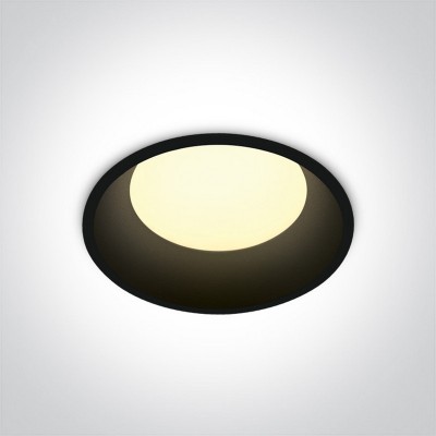 Spot LED Incastrat Negru 9W, CCT 3000K-4000K-5000K, Dark Light, CRI90, IK07 h50mm