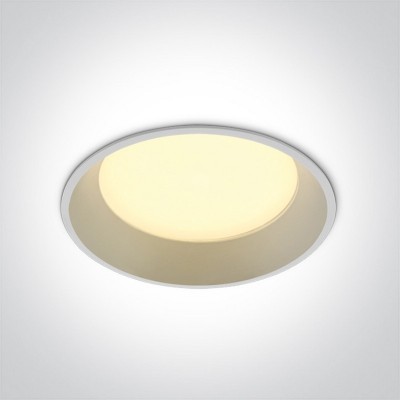 Spot Incastrat 22W DARK LIGHT rotund alb