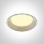 Spot Incastrat 22W DARK LIGHT rotund alb