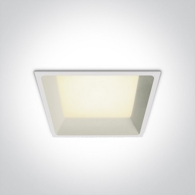 Spot Incastrat 22W DARK LIGHT patrat alb