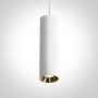 Pendul GU10 40cm DARK LIGHT alb cu reflector culori diferite
