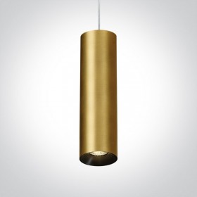 Pendul GU10 40cm DARK LIGHT alama satinata cu reflector culori diferite