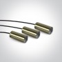 Pendul 9.5cm 5xE27 negru sau alama satinata