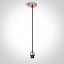 Pendul alb negru sau cupru E27