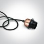 Pendul alb negru sau cupru E27