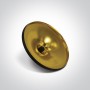 Pendul Bucatarie Negru cu interior Alama D360mm
