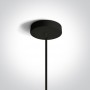 Pendul Bucatarie Negru cu interior Alama D360mm