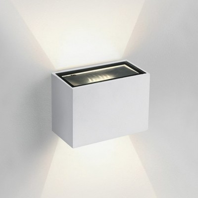 Aplica perete 2x3W exterior alb sau antracit