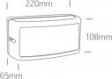 Aplica perete 10W exterior antracit  IP54