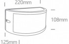 Aplica perete 10W exterior antracit IP54 CRI 80