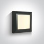 Aplica perete 3.5W exterior alb sau antracit patrat