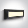 Aplica perete 3.5W exterior alb sau antracit dreptunghi
