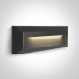 Aplica perete 2W exterior alb sau antracit dreptunghi DARK LIGHT