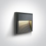 Aplica perete 8W exterior alb sau antracit patrat DARK LIGHT