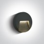 Aplica perete 3W exterior alb sau antracit rotund DARK LIGHT IP65