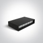 Aplica perete 2x6W antracit dreptunghi IP65