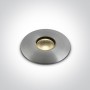Spot incastrat in pardoseala aluminiu 1W