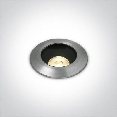Spot incastrat in pardoseala rotund aluminiu 7W DARK LIGHT