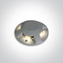 Spot LED exterior aplicat pe pardoseala 4x3W lumina in 4 directii