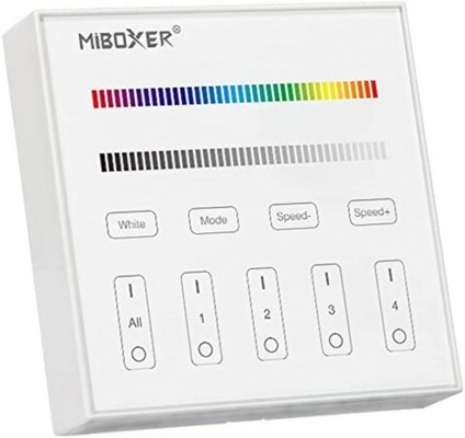 Telecomanda Banda LED RGB si RGBW cu 4 zone