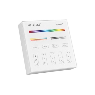 Telecomanda perete banda LED RGBW si CCT cu 4 zone