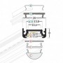 Profil banda LED aplicat SRF 10 h8mm