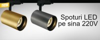 Spoturi LED Șină Incastrata sau Aplicata pe Tavan și Perete