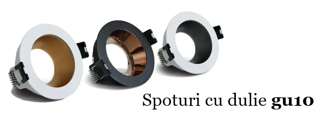 Spoturi Incastrate Tavan GU10 Fixe