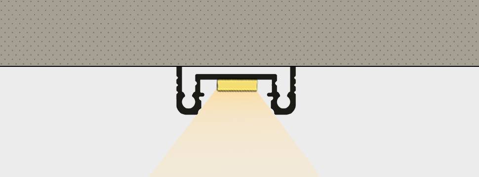 Profil LED Aplicat 14,7 mm