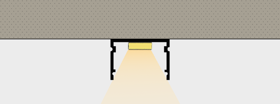 Profil LED Aplicat 27,04 mm