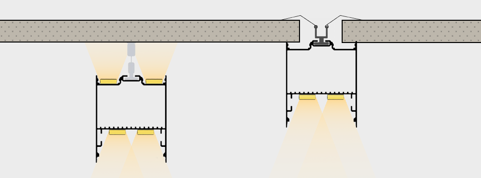 Profil LED Aplicat 46,5mm