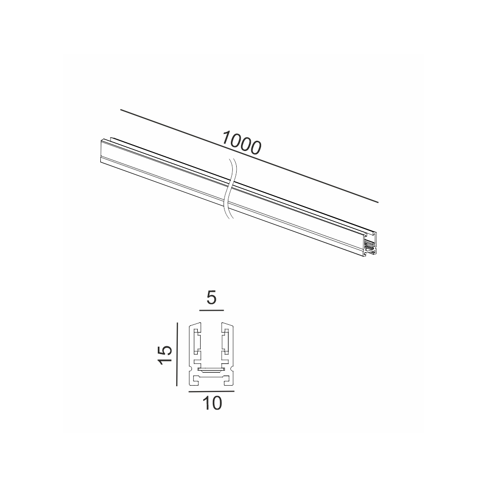 dimensiuni sina magnetica aplicata pe tavan 1 metru